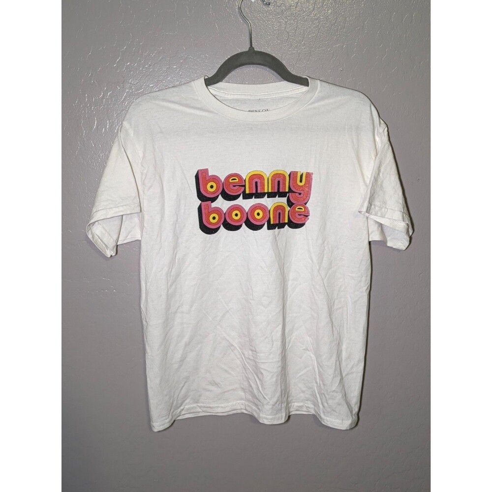 Benson Boone Benny Boone 70s Tee Medium White Retro Graphic T Shirt Official